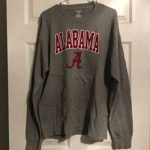 Henley style Alabama Crimson Tide long sleeve